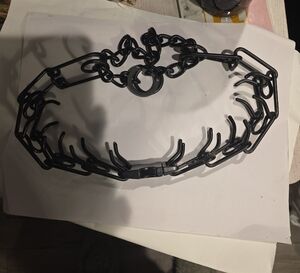 Black Chain Choker Training Collar